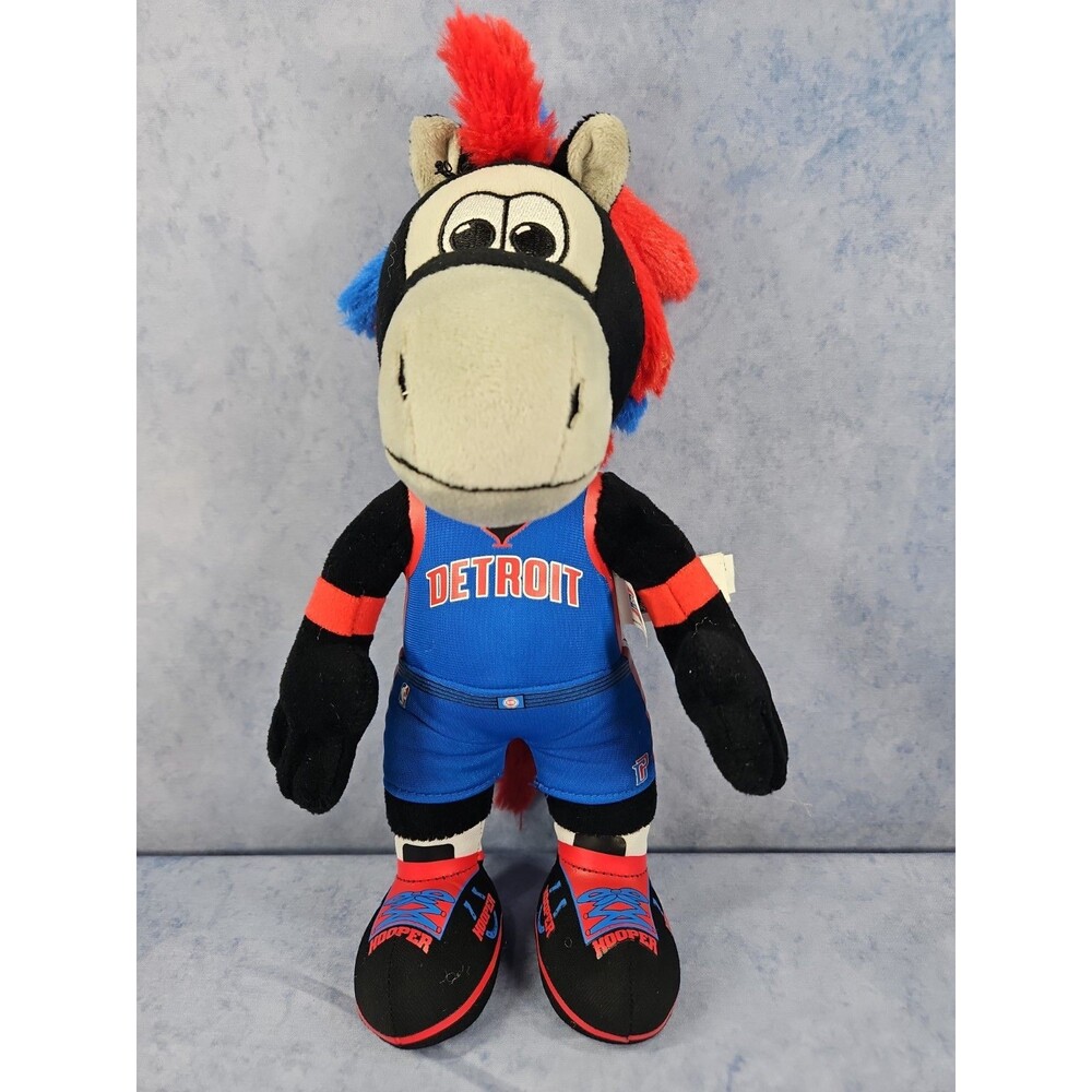 DETROIT PISTONS Plush Doll HOOPER Basketball Toy NBA Horse Mascot